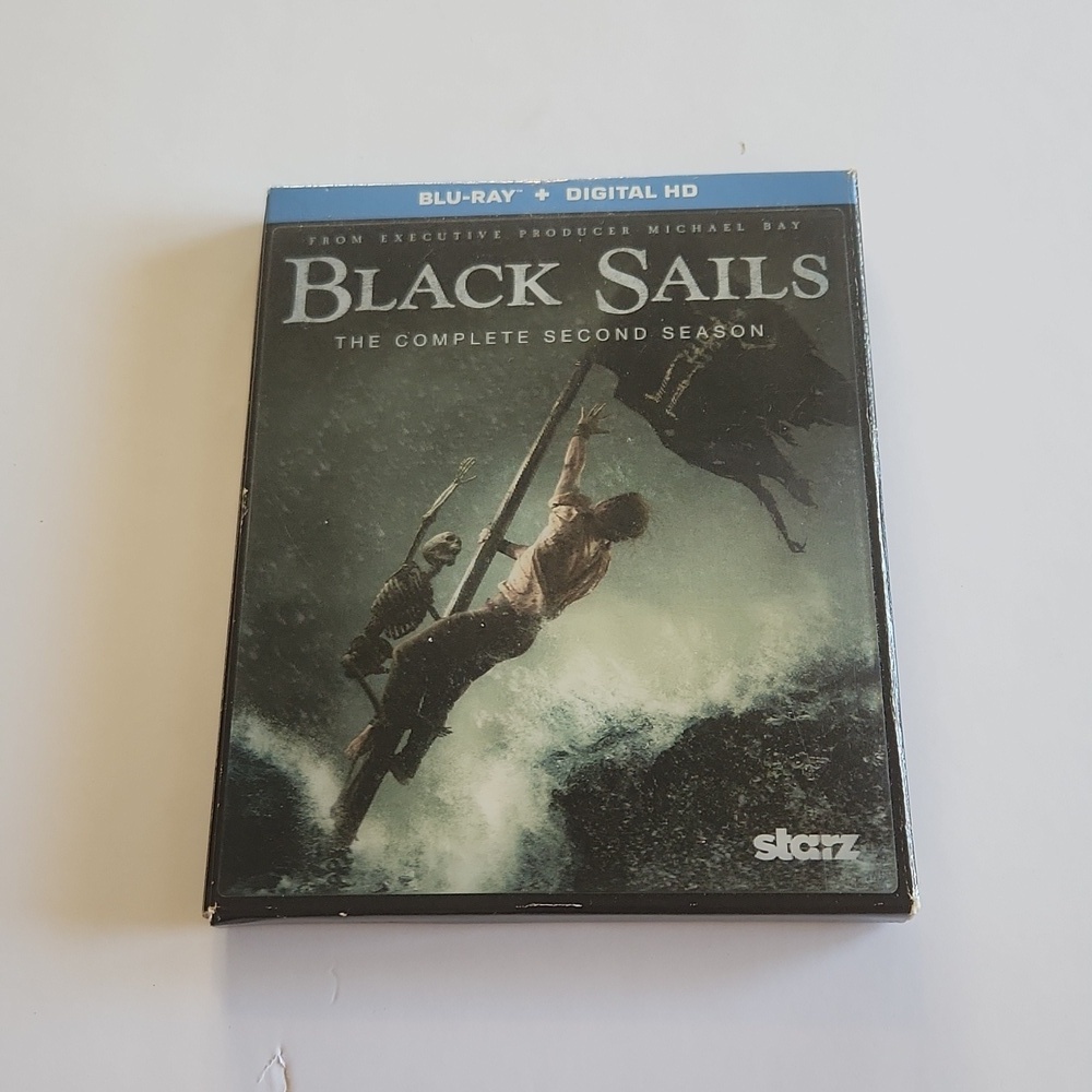 Black Sails: The Complete Second Season (Blu-ray Disc, 2015, 3-Disc Set)